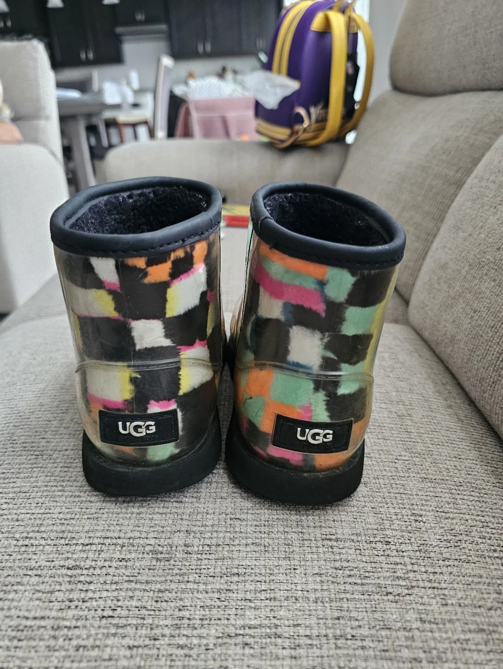 UGG Classic Clear Mini Checks